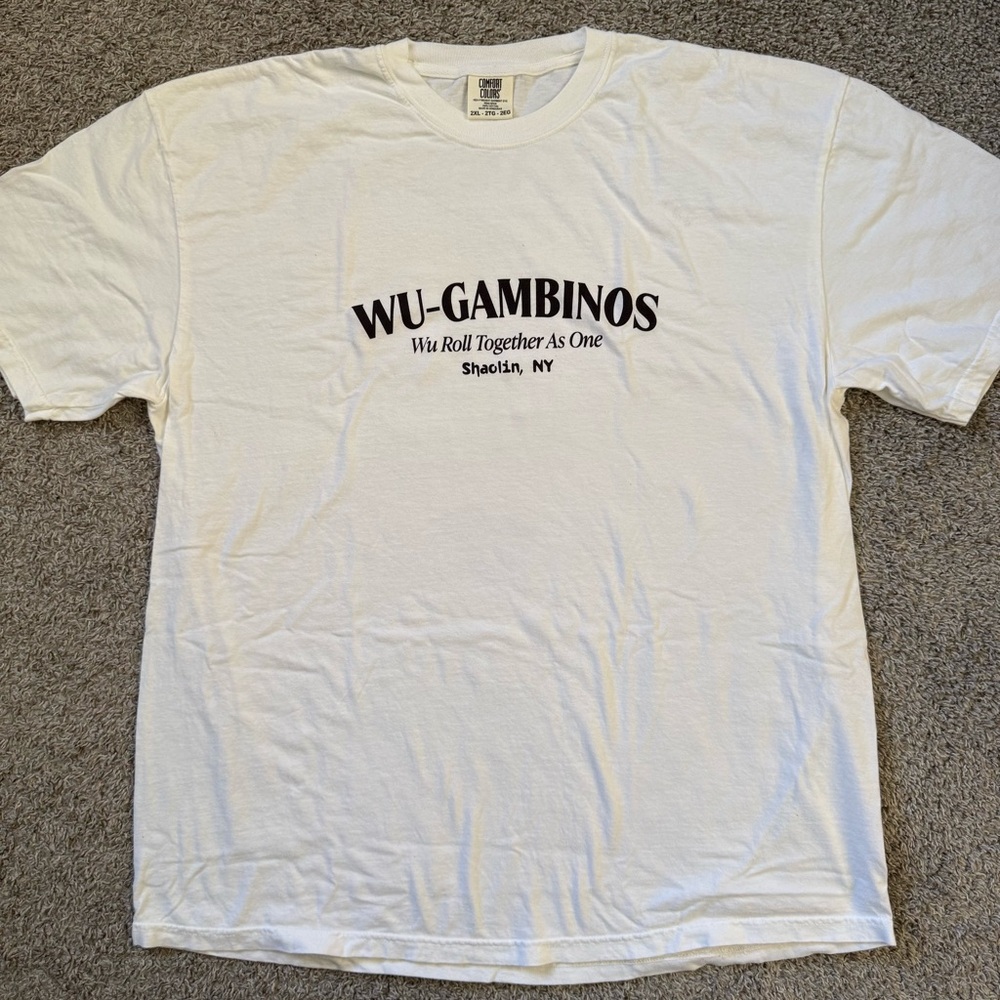 🔴Wu-Tang Shirt Size 2XL Raekwon Wu Gambinos Official Authentic Gza Rza